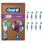 Laste elektrilise hambaharja otsikud ORAL-B Spiderman, 8 tk