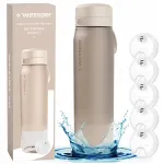 Veepudel filtriga Wessper B2 Tritan, 1 l, viie filtriga