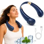 Kaasaskantav kaela ventilaator USB-C, 5 režiimi, LCD
