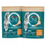 Kuiv kassitoit PURINA ONE ADULT kanaliha ja t&auml;isteraviljaga, 2 &times; 1,4 kg