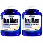 Gaspari Nutrition REAL MASS valgujook, 2 x 2720 g, MCT ja ens&uuml;&uuml;midega