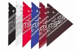 Puuvillased paisley mustriga peapaelad, 12 tk