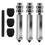 3D printeri otsikute komplekt, 3 tk, karastatud teras, 0,4/0,6/0,8 mm, koos silikooniga