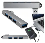 USB jagaja, 4 pesa, 2.0/3.0, hall