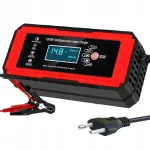 AGM LiFePO4 12V/24V 10A LCD-ekraaniga akulaadija