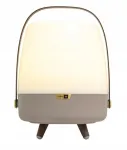 Kaasaskantav k&otilde;lar Kooduu Lite-up Play 2.0, 10 W, liivakarva/valge, puidumustriga
