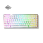Juhtmevaba madala profiiliga mehaaniline klaviatuur Akko Cloud White Air 01