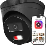 IP-kaamera HiLook IPC-T260HA-LU, 6 MP, must, PoE, rakendusega juhtimine