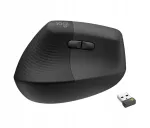 Ergonoomiline juhtmevaba vasakuk&auml;eline hiir LOGITECH Lift For Business, 4000 DPI, USB ja Bluetooth