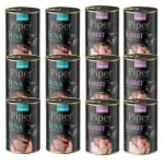 Kassikonservide komplekt Dolina Noteci Piper Cat Sterilised, 2 maitset, 12 x 400 g