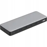 USB-C dokk DIGITUS, 13 liidest, 3x HDMI, 2x DisplayPort, 4K/60Hz