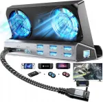 Steam Deck OLED / ROG Ally dokkimisjaam, 10x USB, 100W PD, HDMI 4K 60Hz