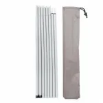 Kokkupandavad telgi varraste vardad, 25 mm, 2,4 m, 8 tk, h&otilde;bedased, Iron Tarp