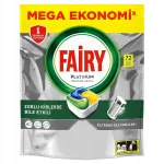 N&otilde;udepesukapslid FAIRY Platinum All in One, sidrunil&otilde;hnalised, 72 tk
