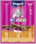 Kassi maiused VITAKRAFT Cat Stick Mini kalkuni- ja lammeliha, 3 tk