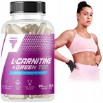 Toidulisand Trec L-Carnitine + Roheline tee, 90 kapslit