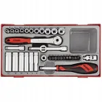 Mutriv&otilde;tmete komplekt ruudukujulise 1/2 hoidjaga Teng Tools
