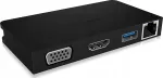 ICY BOX USB-C dokijaam HDMI, VGA, USB 3.0, LAN-ga