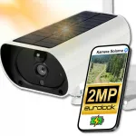 2 MP v&auml;listingimuste WiFi p&auml;ikeseenergia kaamera akuga ja 120&deg; vaatenurgaga