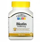 Toidulisand 21st Century Biotin 10 000 MAX, 120 tabletti