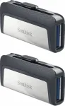 SanDisk Ultra Dual USB m&auml;lupulk, 256 GB, USB Type-C x 2