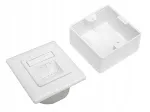 Digitus 2x RJ45 Cat.6 STP v&otilde;rgupistik, sisseehitatav v&otilde;i pinnale paigaldatav
