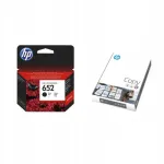 HP 652 must tindikassett F6V25AE + HP COPY koopiapaber