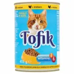 Tofik m&auml;rg kassitoit kanaga, 415 g