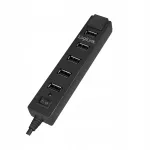 USB jagaja LogiLink, 7 pistikut, 2.0, toitega, 5V/3,5A, 480 Mbps