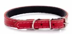 JK ANIMALS Classic punane nahast koera kaelarihm, 35 cm