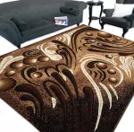 Vaip Alfa BCF Shiraz, 200x300 cm, hallikaspruun, bordoopunane