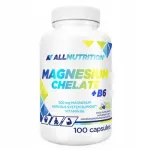 Toidulisand ALLNUTRITION Magnesium Diglycinate Chelate + B6 P-5-P, 100 kapslit