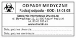 Iseved kleepsud meditsiiniliste j&auml;&auml;tmete m&auml;rgistamiseks, 100 tk