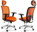 Kontoritool EXPANDER, oranž, reguleeritav