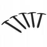 5 tk mustad nailonist telgi kaalud, tugevad, telkimiseks