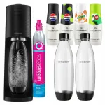 Vees&uuml;sindaja Soda Stream TERRA 2 pudeliga, Pepsi Max, Lime, 7UP Free, Mirinda