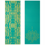 GAIAM kahekihiline jooga matt, t&uuml;rkiissinine, 6 mm