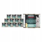M&auml;rg kassitoit John Dog kengurupa&scaron;tetiga, 12 x 200 g