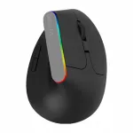 Traadita vertikaalne m&auml;nguhiir RGB valgustusega, must