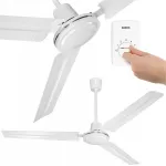 Laeventilaator EBERG HTX 140 cm, kuni 80 W, 5 kiiruse kontrolleriga