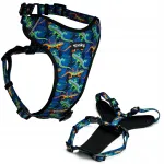 Koerte ja kasside valjad 4Funky Guard Comfort XS, Wild Gecko, r&otilde;huta vabad