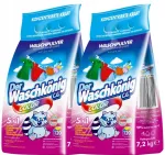 Pesupulber v&auml;rvilistele r&otilde;ivastele Der Waschkonig, 2 x 7,2 kg komplekt