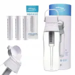 Filtripudel Aqualogis Aqua&Go 0,5 l valge 3 vahetatava filtriga