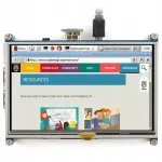 LCD puuteekraan 5", 800x480 px, HDMI, GPIO
