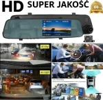 Peegel-kaamera salvestusseade Full HD tagakaameraga