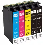 Epson T1281&ndash;T1284 tindikassettide komplekt, 5 tk, sobivad SX125, SX235W, SX425W