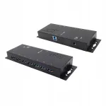 USB jagaja EXSYS EX-1188HMS-3, 7 porti, metall, &uuml;lepinge kaitse, 15 kV ESD