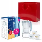 Kingituste komplekt BRITA klaaskann Pure Performance filter 2&times; Hard Water filtrid
