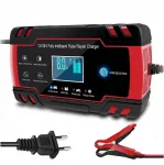 Akulaadija LCD-ga, 12V/24V, 8A, taastamisfunktsiooniga