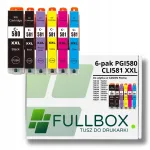 Canon PGI580 CLI581 XXL tindikassettid, 6 tk, PIXMA TS8150/TS8151/TS8250/TS8251/TS8252